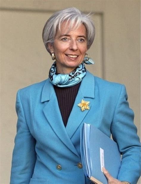 Christine Lagarde Mature Hairstyle Grey Bombshell Pinterest