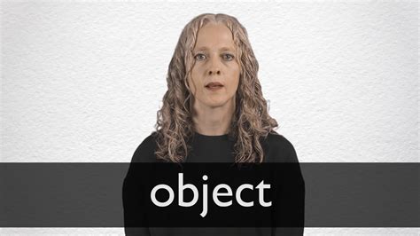 How To Pronounce Object In British English Youtube