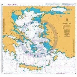 British Admiralty Nautical Chart 180 Aegean Sea