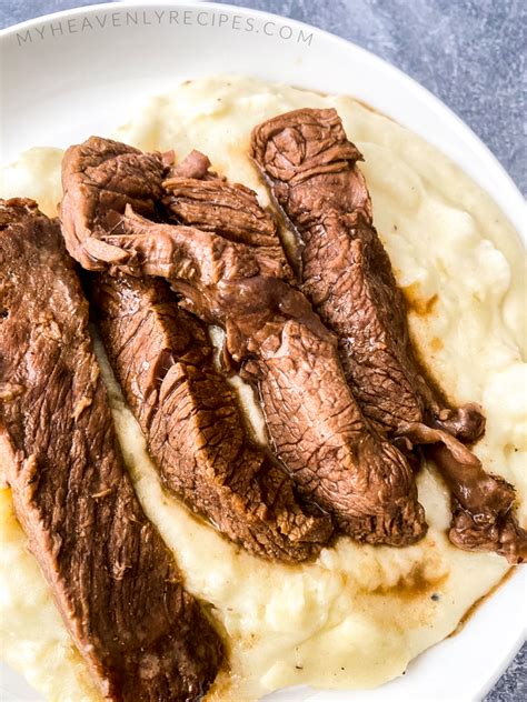 Ranch Gravy Sirloin Steak Crockpot Recipe My Heavenly Recipes