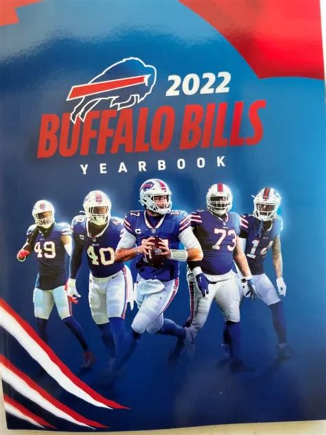 2022 Buffalo Bills Yearbook Nfl Football Program Super Bowl Hall Of