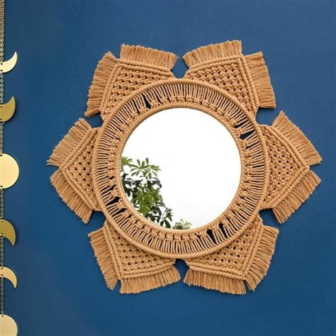 We did not find results for: Boho Mirror Hanging Wall Mirror with Macrame Fringe Round ...