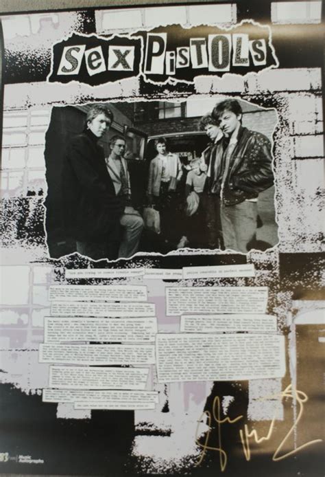 The Sex Pistols Poster Limited Edition Signed By Glen Catawiki