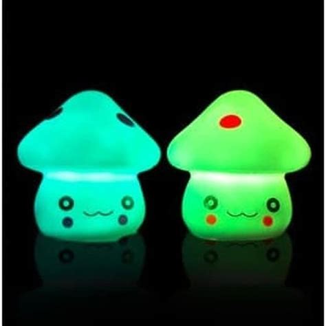 Jual Lampu Tidur Led Karakter Jamur And Baymax Lampu Led Warna Warni Di Lapak Happy Online Shop