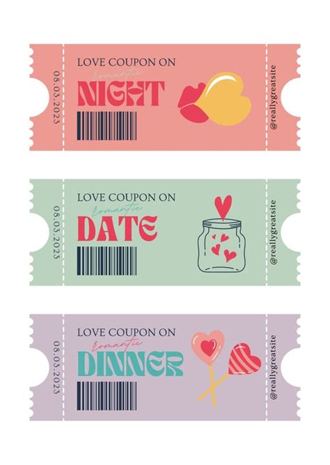 free printable love coupon templates canva