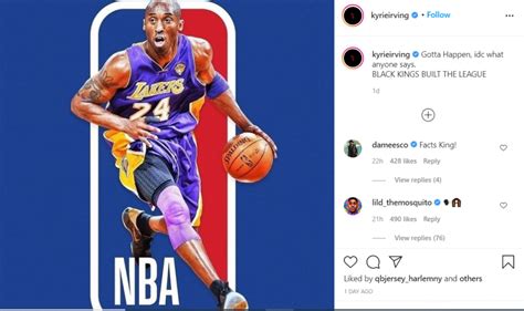 Kyrie irving wants nba to honor kobe bryant with new logo, which vanessa bryant approves. Kyrie Irving wants Kobe Bryant to be new NBA logo ...