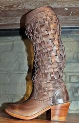 Woven Frye Boots