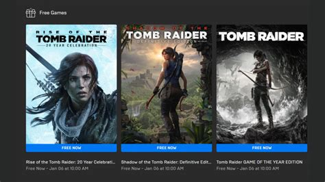 The Tomb Raider Trilogy Is Free On The Epic Games Store Game Informer