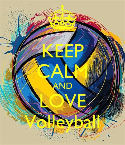 Keep Calm And Love Volleyball Poster Yoon Keep Calm O Matic