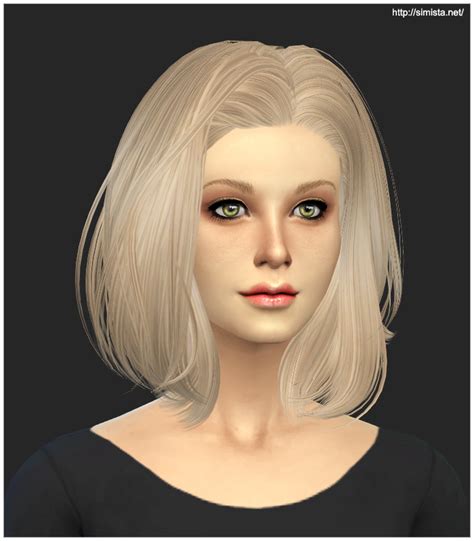 Sims 4 Hairs Simista Skysims Hairstyle 242 Retexture