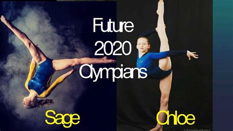 2 Future Olympians Sage And Chloe 2020 Youtube