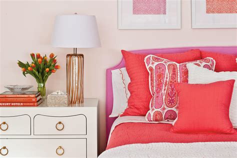 Our small bedroom ideas to help solve all your tiny space woes, because we too know the plight of trying to cram everything into a small bedroom and have learned some tips and tricks we would like to share. Warm Coral Hues - Gracious Guest Bedroom Decorating Ideas ...