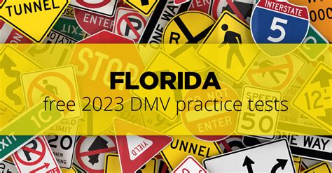Free Florida Dmv Road Signs Permit Practice Test 2021 Fl