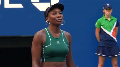 Venus Williams Falls In The Us Open First Round Youtube
