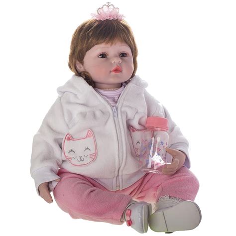 Boneca Laura Doll Julia Bebê Reborn Mp Brinquedos