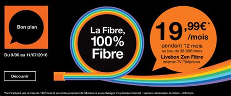 La fibre orange est faite pour vous. Les offres Livebox Fibre en promo pendant l'Euro! - La ...