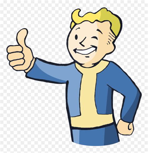 Fallout 4 Vault Boy Transparent Clipart Png Download Vault Boy