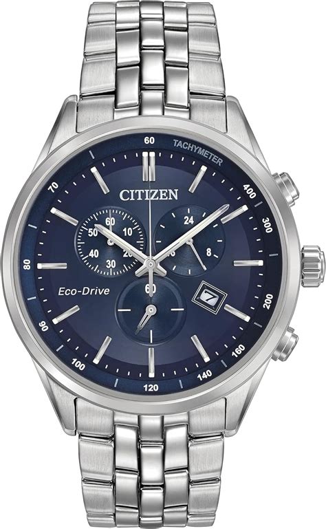 Citizen Eco Drive Corso Mens Watch Stainless Steel Classic Yaxa Store