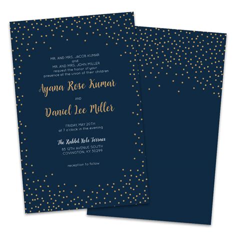 Maybe you would like to learn more about one of these? Personalized Navy Twinkle Wedding Invitations - Walmart.com - Walmart.com