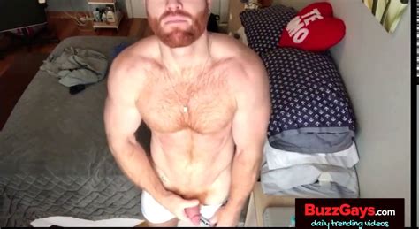 Ginger Hunk Seth Forena Bed Jerks His Cock Until He Cums Sextvx Com