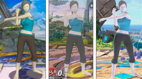 Super Smash Bros Ultimate Wii Fit Trainer Evolution 2014 2018 Youtube
