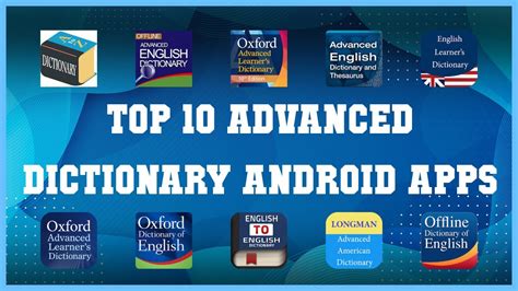 Top 10 Advanced Dictionary Android App Review Youtube