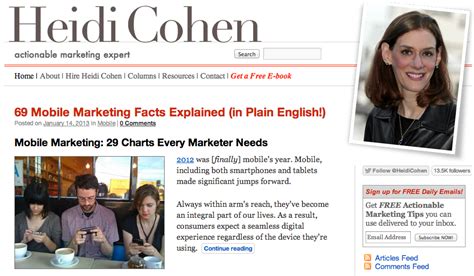 Heidi Cohen Heidicohen Com Mobile Marketing Heidi Explained