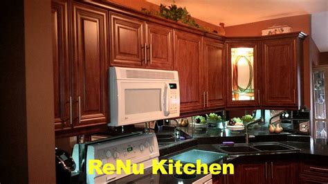 This is a particularly good choice if you already like the layout of your kitchen and aren't planning on changing the overall flow. cabinet refacing by ReNu KItchen - YouTube
