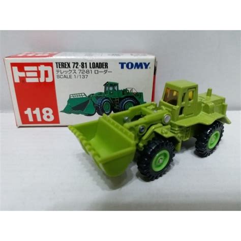 Tomy Tomy Tomy Card 118 Terex Loader Excavator Engineering Transporter