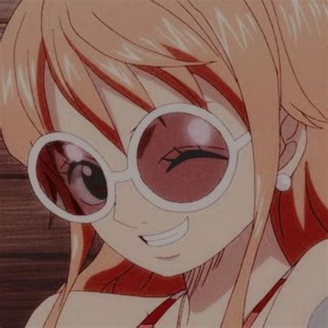 Orange Anime Pfp Blonde Hair Breasts Cat Smile Cleavage Cropped