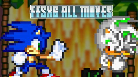 Ffsx6 All Moves Sonic Aeon Sprite Animation Youtube