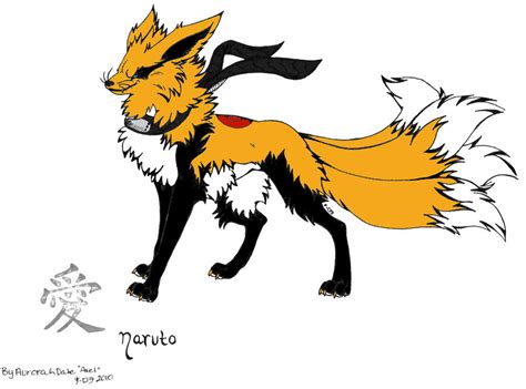 Colored Naruto Fox By Cruelespada On Deviantart