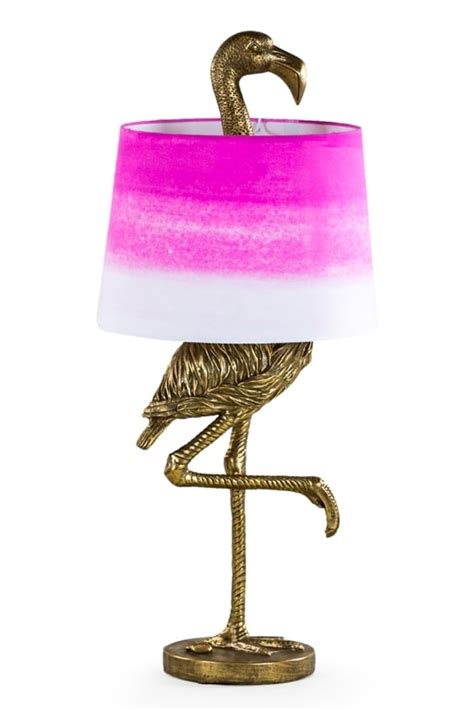 Milkglass lamp base selling as is shown in photos so please view exact item condition via photos. Antique Gold Flamingo Table Lamp With Pink & White Shade
