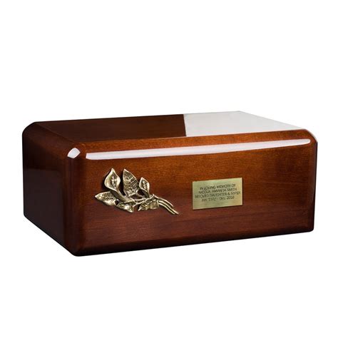 Beautiful Solid Wood Casket Human Funeral Ashes Urn For Adult Etsy