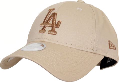 New Era 9forty Womens La Dodgers Baseball Cap Stone Coloured With The