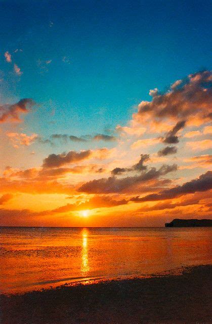 Guam Navy Sunset Private Beach 7 In 2020 Beautiful Sky Sunset Scenery