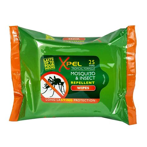 Xpel Mosquito And Insect Repellent Wipes 25 Pcs £145