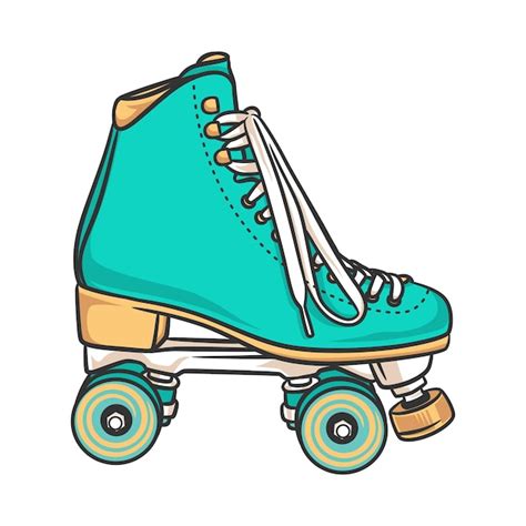Premium Vector Roller Skate Style Fun Sport