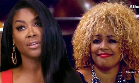 rhoa s kenya moore questions the sexuality of kim fields s husband daily mail online