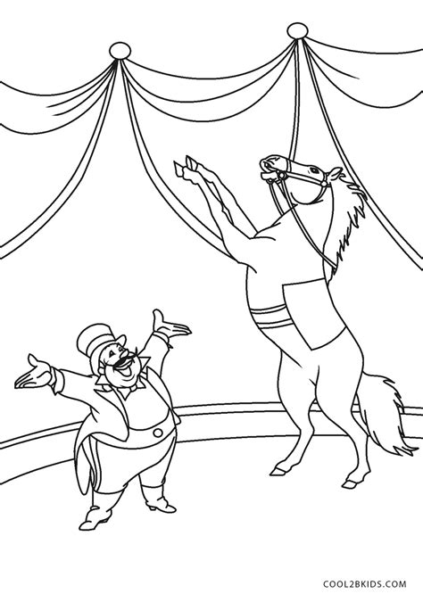 Happy birthday card coloring pages. Free Printable Circus Coloring Pages For Kids