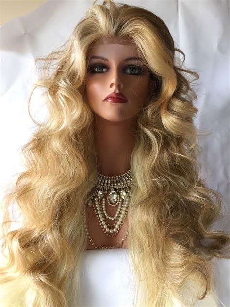 Blonde Highlight Long 30 Layered Hair Wig Long Hair Wigs Wig