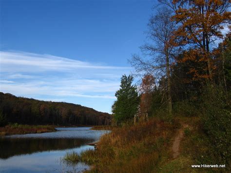 Trail Following Blue Mountain Lake