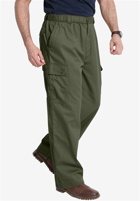 Give You More Choice Hienaj Mens Elastic Waist Cargo Pants Casual Relaxed Fit Wild Combat Multi