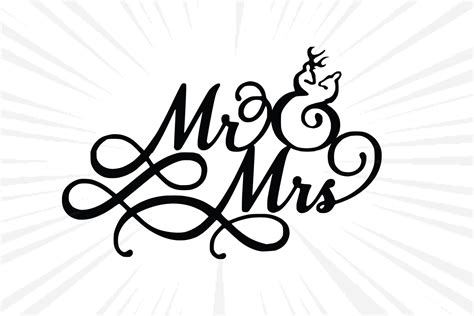 Mr And Mrs Graphic By Johanruartist · Creative Fabrica