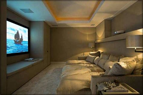 Take empty dvd boxes and display along the wall for added free decor. 21+ Basement Home Theater Design Ideas ( Awesome Picture ...