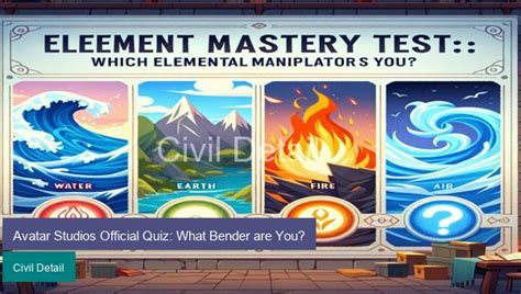Avatar Studios Official Quiz What Bender Are You Civildetail