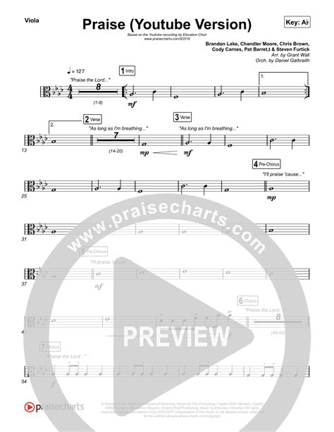 Praise Viola Sheet Music Pdf Elevation Worship Elevation Choir