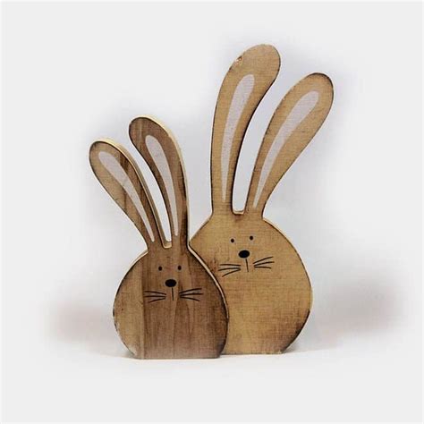 Weitere ideen zu schablonen zum ausdrucken, bastelarbeiten, schablonen. Deko-Objekt "Hasen-Paar" aus Holz | DEKORUNDUM