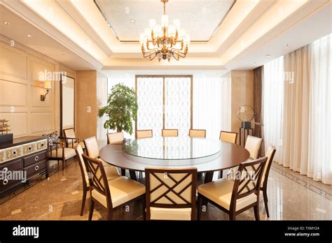 Interior Of Modern Dining Rooms Stock Photo Alamy