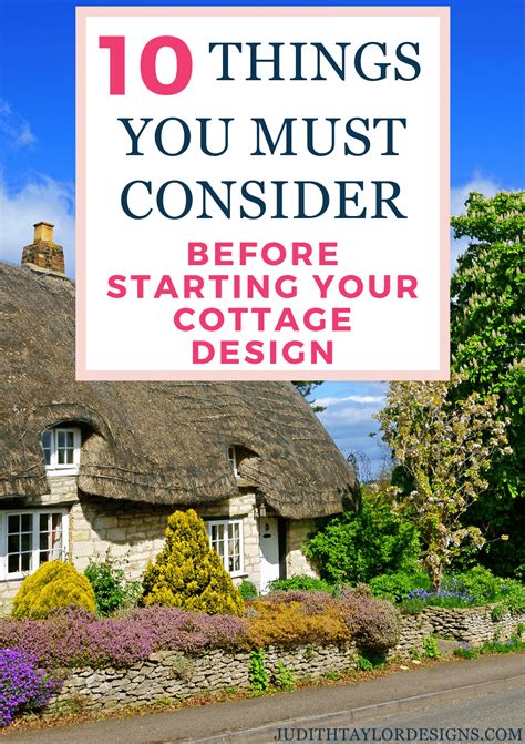 10 Things To Consider Before You Start Your Cottage Design